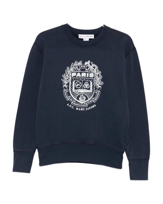 A.P.C. Blue Graphic-Print Sweatshirt