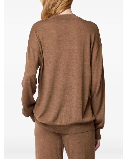 Tod's Brown Mock-Neck Sweater