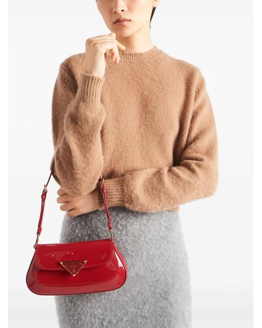 Prada Brown Kaschmirpullover Mit Rundem Ausschnitt