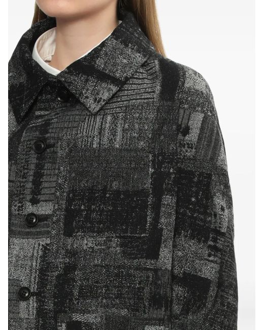 Veste À Imprimé Abstrait Y's Yohji Yamamoto en coloris Black