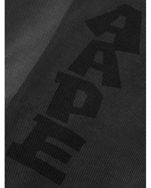 Aape By A Bathing Ape Gray Logo-Patch Track Pants for men