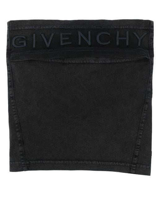 Givenchy Black Embroidered-Logo Cotton Balaclava for men