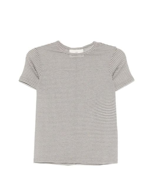 Song For The Mute Gray Striped T-Shirt