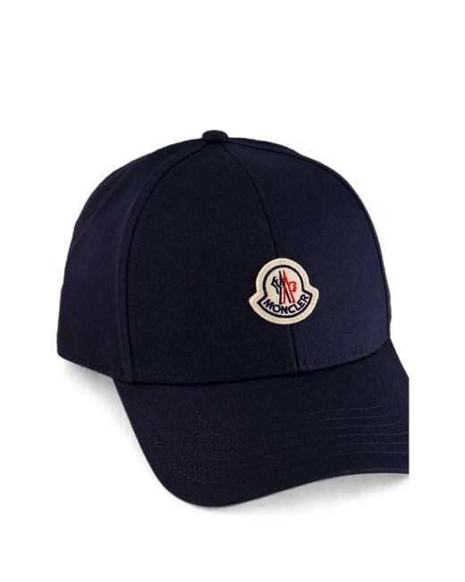 Moncler Baseballkappe Mit Logo-Patch in Blue für Herren