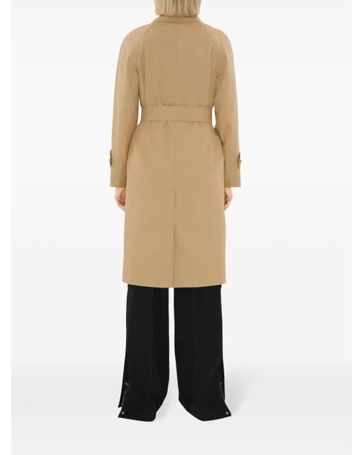 Burberry Natural Langer Gabardine-Mantel