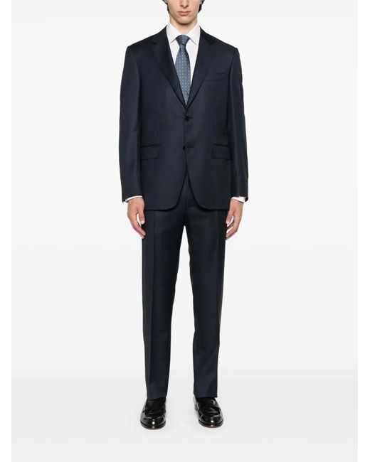 Canali Blue Two-Button Suit for men