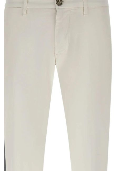 Re-hash White Mucha Chino Trousers for men
