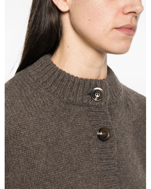 Soeur Brown Leonard Button-Fastening Cardigan