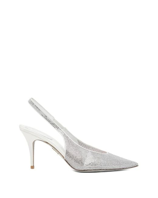 Rene Caovilla White Jinny Slingback 80