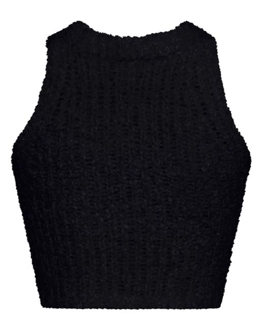 Adam Lippes Black Liana Top