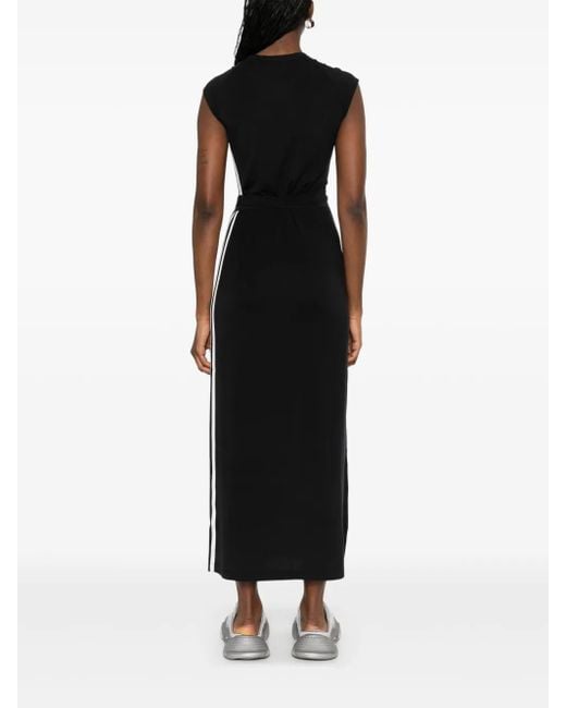 Y-3 Black Stripes Maxi Dress