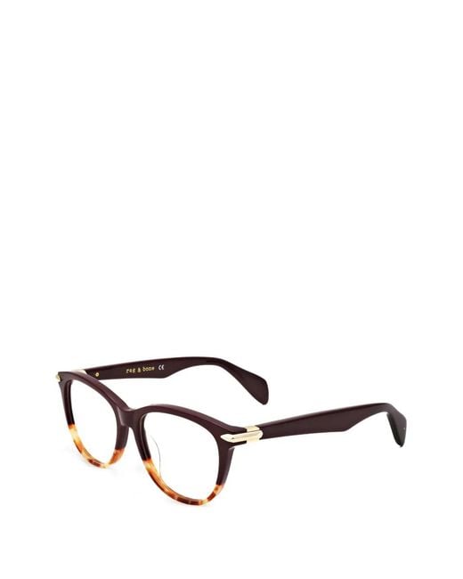 Rag & Bone Multicolor Cat-Eye-Brille