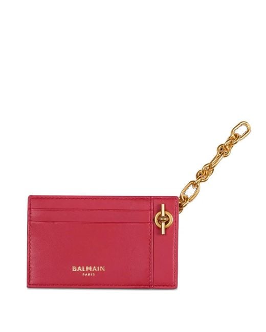 Balmain Pink Pulse Card Holder