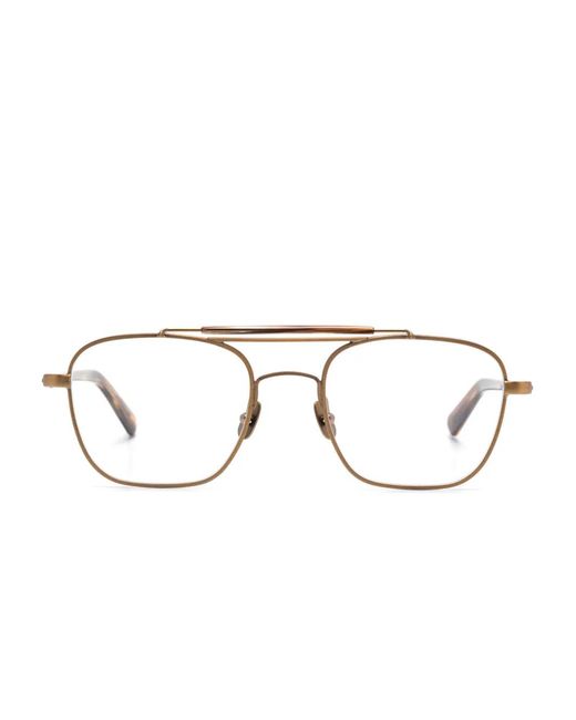 Moscot Gafilta Bril in het Metallic