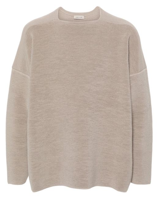 Fear Of God Natural Ottoman Wool Ribbed Jumper for men