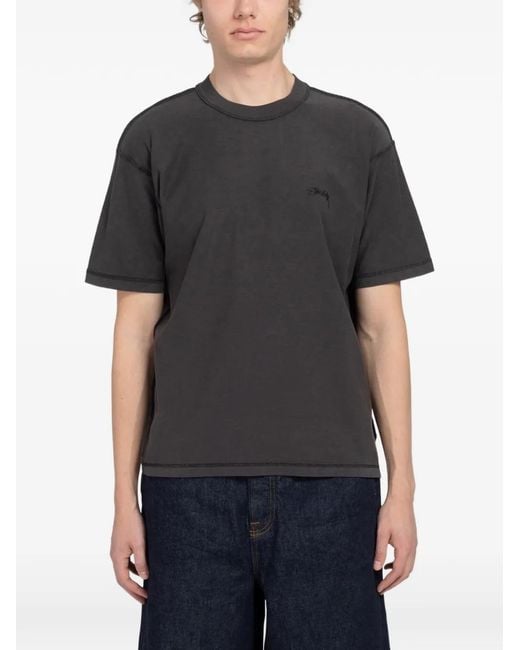 Stussy Black Lazy T-Shirt