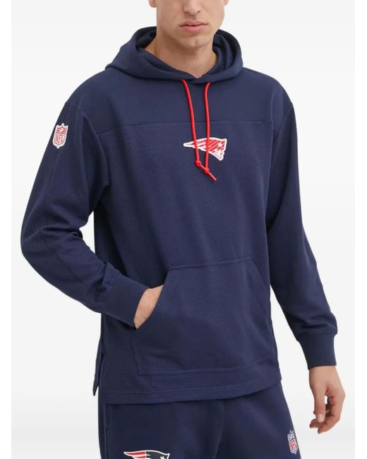 X Nfl New England Patriots Felpa Con Cappuccio E Logo di Nike in Blue da Uomo