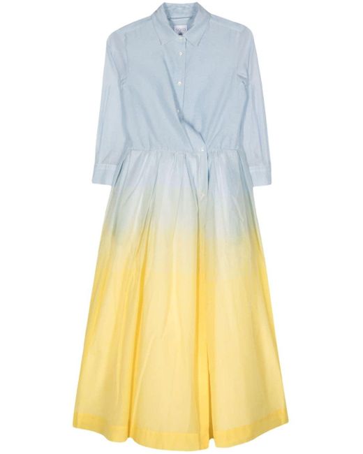 Sara Roka Blue Edna Kleid mit Farbverlauf