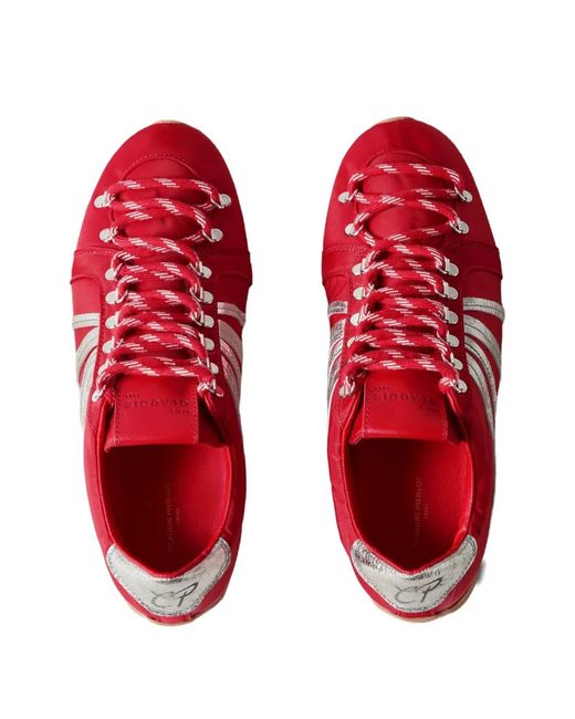 Claudie Pierlot Red Poppy Swing Trainers