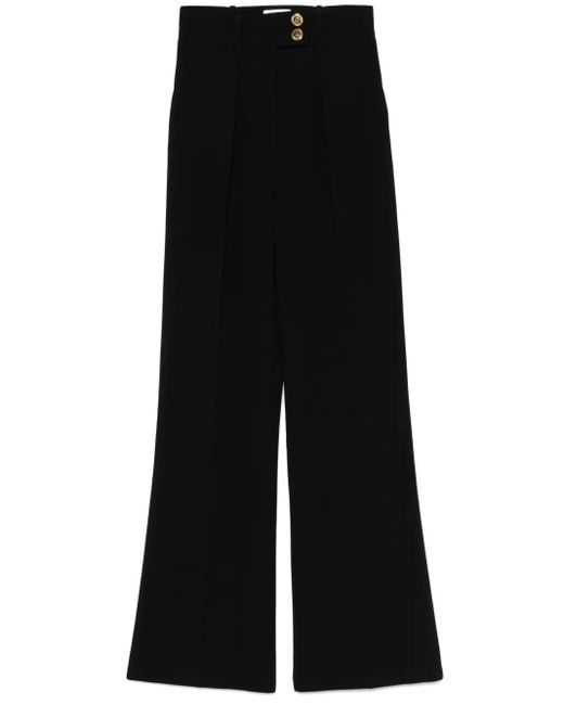 Elisabetta Franchi クレープパンツ Black