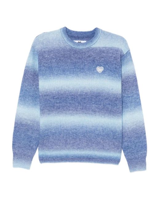 Chocoolate Blue Logo-Embossed Jumper