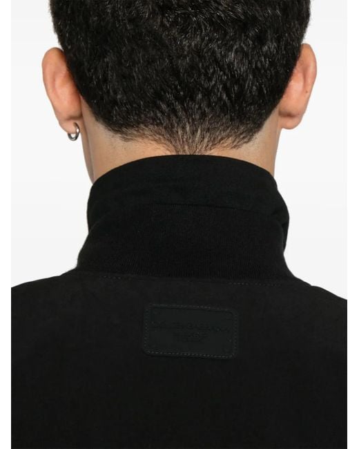 Dolce & Gabbana Black Padded Bomber Jacket for men
