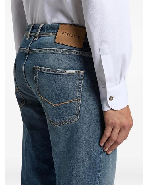 Peserico Blue Pocket Trousers for men