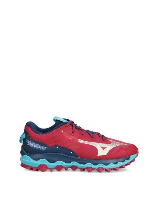 Mizuno Red Logo Sneakers