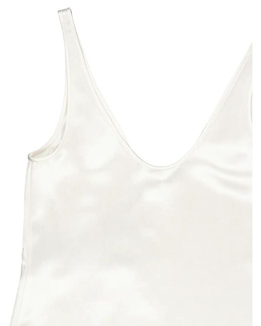 Tom Ford White Silk Tank Top