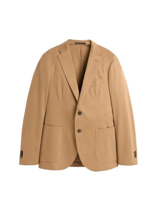 Incotex Natural Flexjacket Gabardine Blazer for men