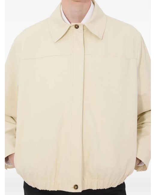 Loulou de Saison Natural Drew Elasticated Waist Cotton Jacket