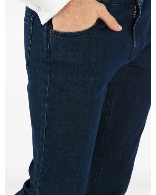 Corneliani Blue Slim Jeans for men