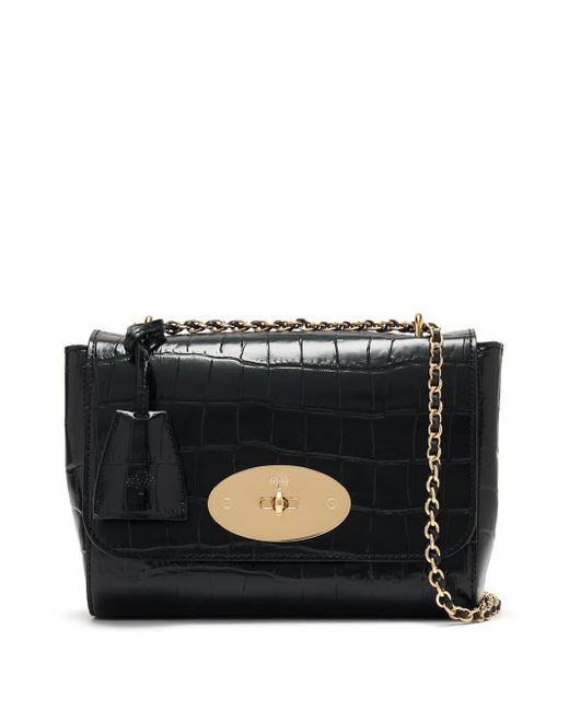 Borsa A Tracolla Lily di Mulberry in Black