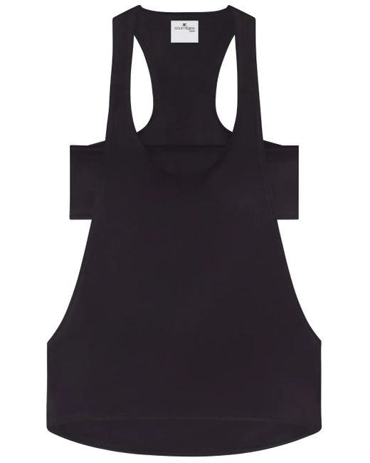 Courreges Infinity タンクトップ Black