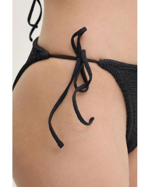 Bikini texturizado con lazos laterales Paramidonna de color Blue