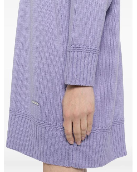 Robe À Plaque Logo To b. by agnès b. en coloris Purple