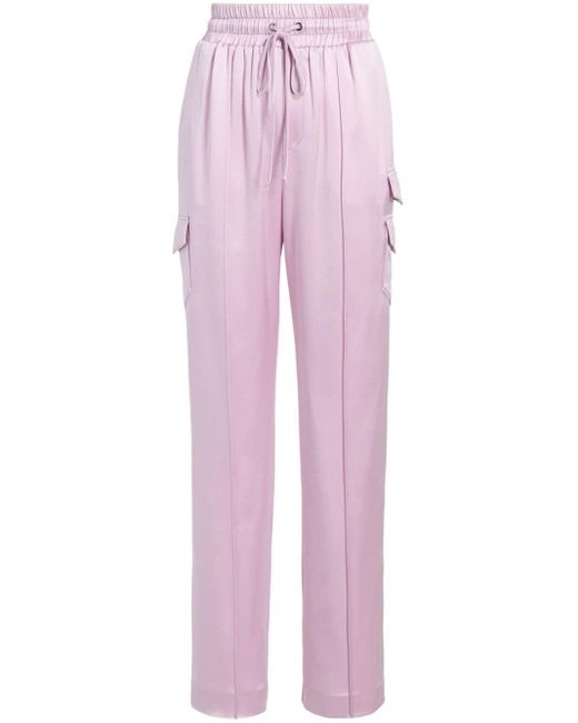 Pantalones de chándal Sarie con bolsillo cargo Cinq À Sept de color Pink