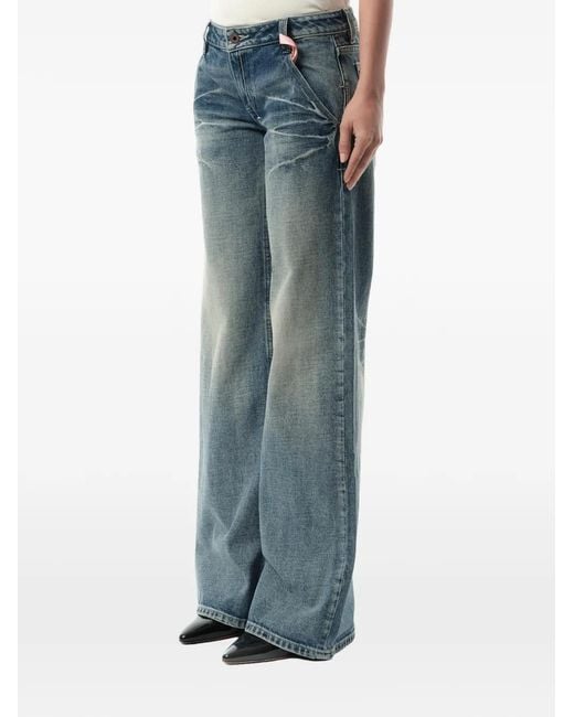 Fax Copy Express Blue 888 Oversized Jeans