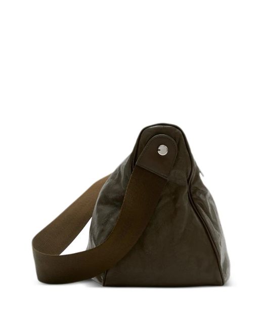 Burberry Brown Large Shield Messenger Bag for men