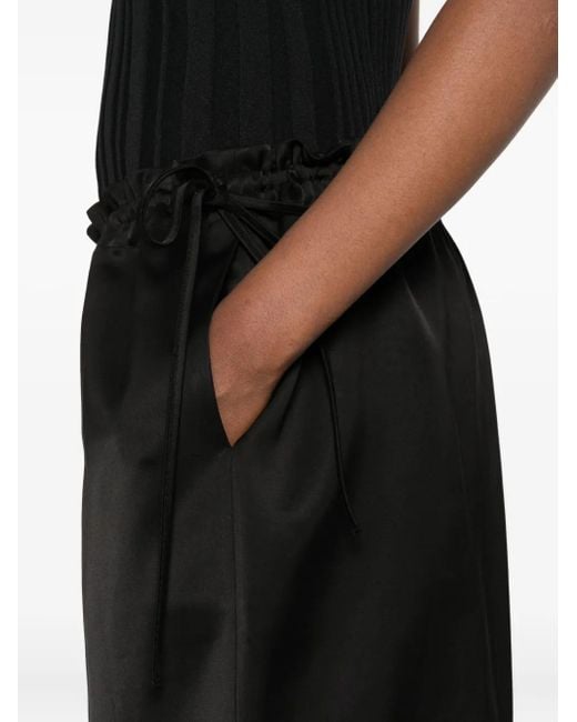 Totême  Black Drawstring Mini Skirt