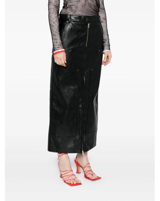 MSGM Black Gonna Skirt