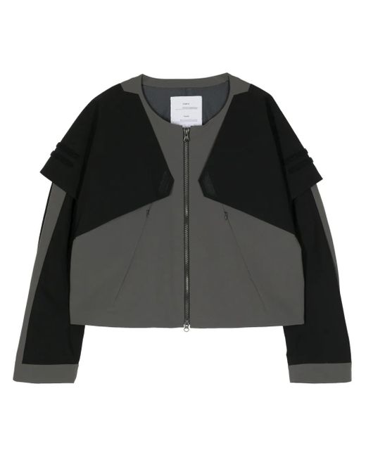 Fumito Ganryu Black Ventilation Shoulder Jacket for men