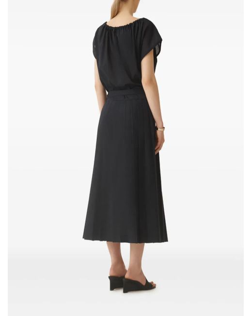 Fabiana Filippi プリーツ ドレス Black