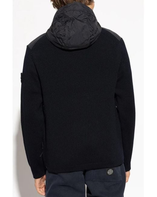 Stone Island Jack Met Compass-Logopatch in het Blue voor heren