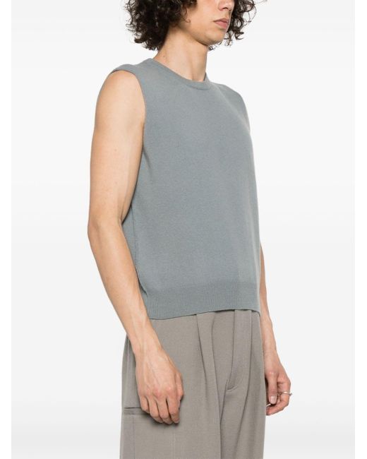Extreme Cashmere Gray N°156 Be Now Knitted Vest
