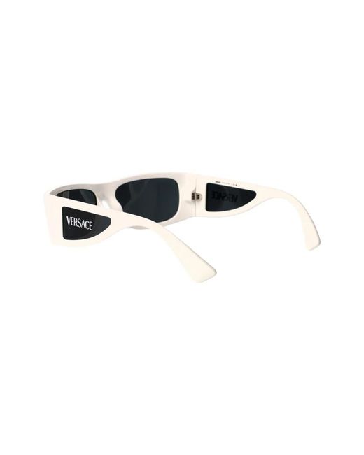 Versace Black Sonnenbrille Mit Eckigem Gestell