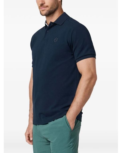Polo Con Solapa A Rayas Hackett de hombre de color Blue