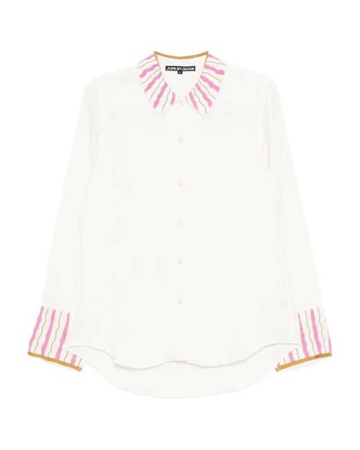 Jupe by Jackie White Gampola Shirt