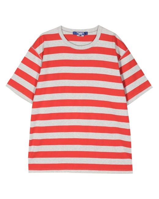Junya Watanabe Red Striped Cotton Shirt for men