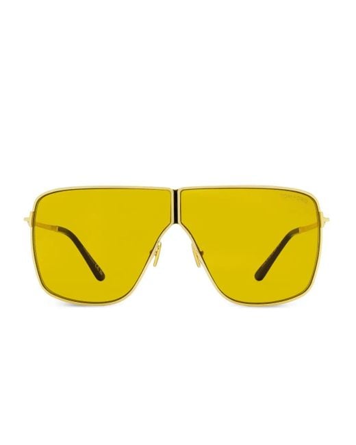 Tom Ford Yellow 1159 Huxley Sunglasses